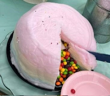 Cotton Candy Cake (small) severs 6-8