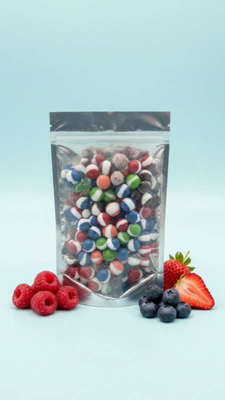 Berry Rainbow Crunch โ freeze dried candy by Wonder Wisps Creations